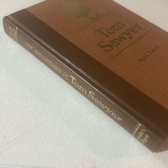The Adventures of Tom‎ Sawyer" by Mark Twain hardback book readers digest - Picture 3 of 6